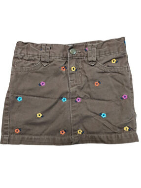 GAP Kids Embroidered Floral Skirt | Size 4 | Cute Cottagecore
